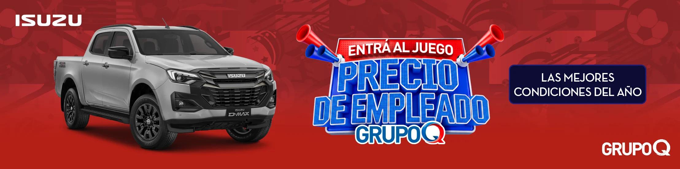 ISUZU DMAX Precio de Empleado - Grupo Q