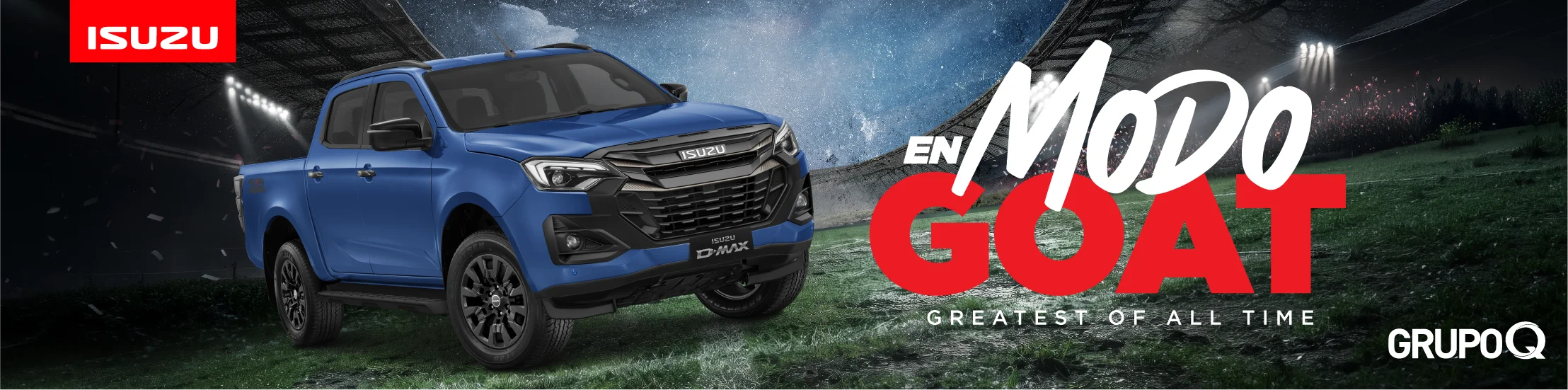 ISUZU DMAX en modo GOAT - Grupo Q
