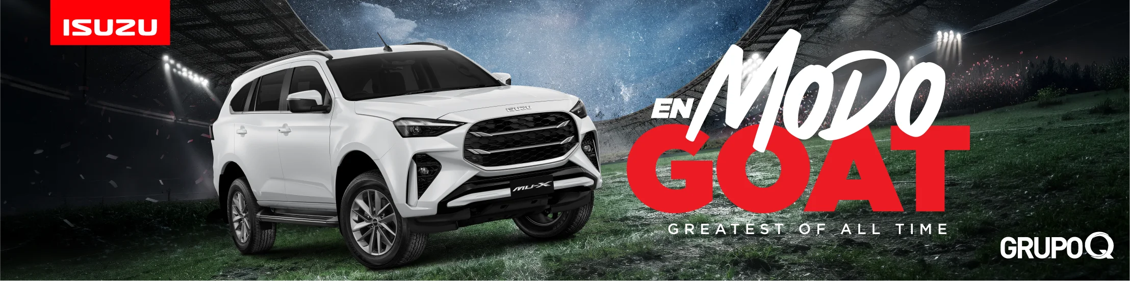 ISUZU MUX en modo GOAT - Grupo Q